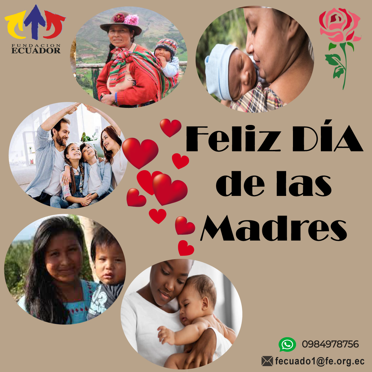 Día de las madres - 14 de Mayo - Fundación Ecuador